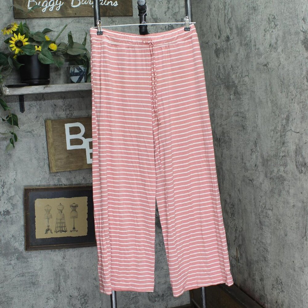 State Of Day Womens Fluid-Knit Pajama Pants 100189720MS Sea Coral Pink M